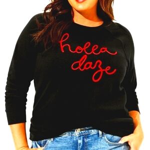 ❤️NWT VINTAGE TORRID SWEATSHIRT - CHRISTMAS HOLIDAY HOLLA DAZE COZY FLEECE 4X
